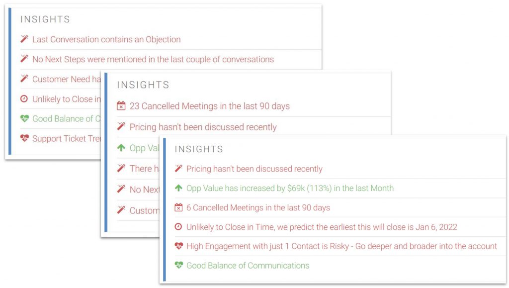 Deal Insights with Themes in salesdirector